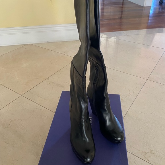 Brand new never been worn original Stuart Weitzman, Molten 2 boots wedge boot. - Picture 7 of 11